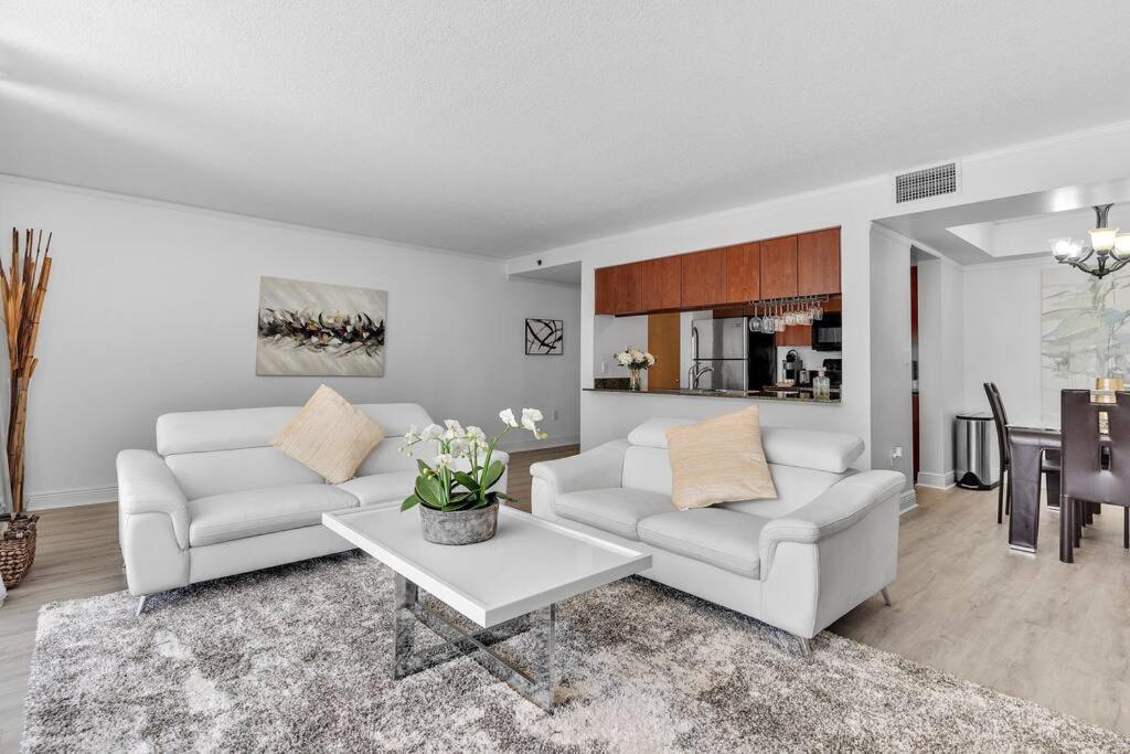 Modern 2/2 With Beautiful Ocean And Brickell Views Lejlighed Miami Eksteriør billede